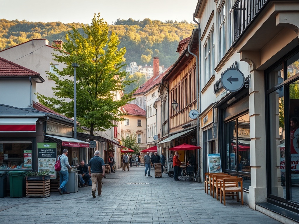 Grafika przedstawiająca dane GUS dla Bochni, analizująca demografię i gospodarkę miasta