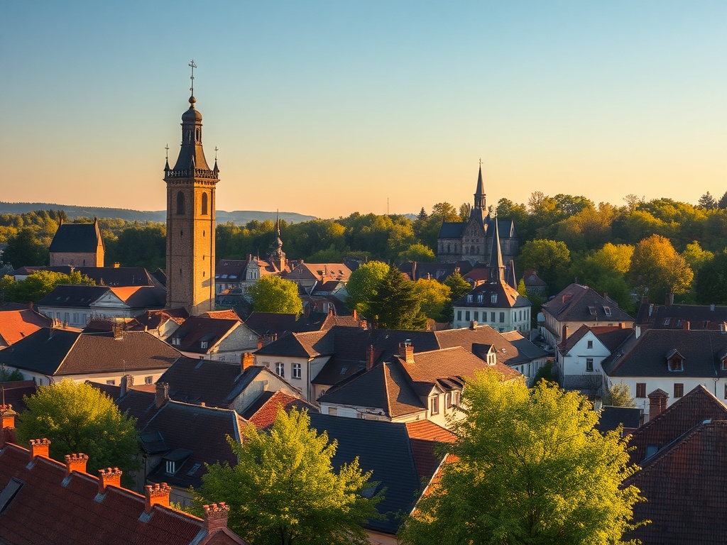 Ulica w Bochni ozdobiona świątecznymi dekoracjami świetlnymi w ramach konkursu Bochnia pełna blasku